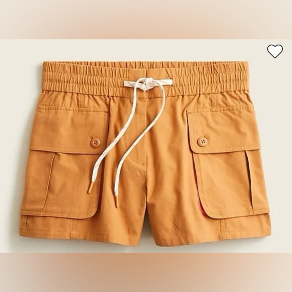 J.Crew Pull-On Cargo Shorts Women’s Size Small Drawstring Utility
